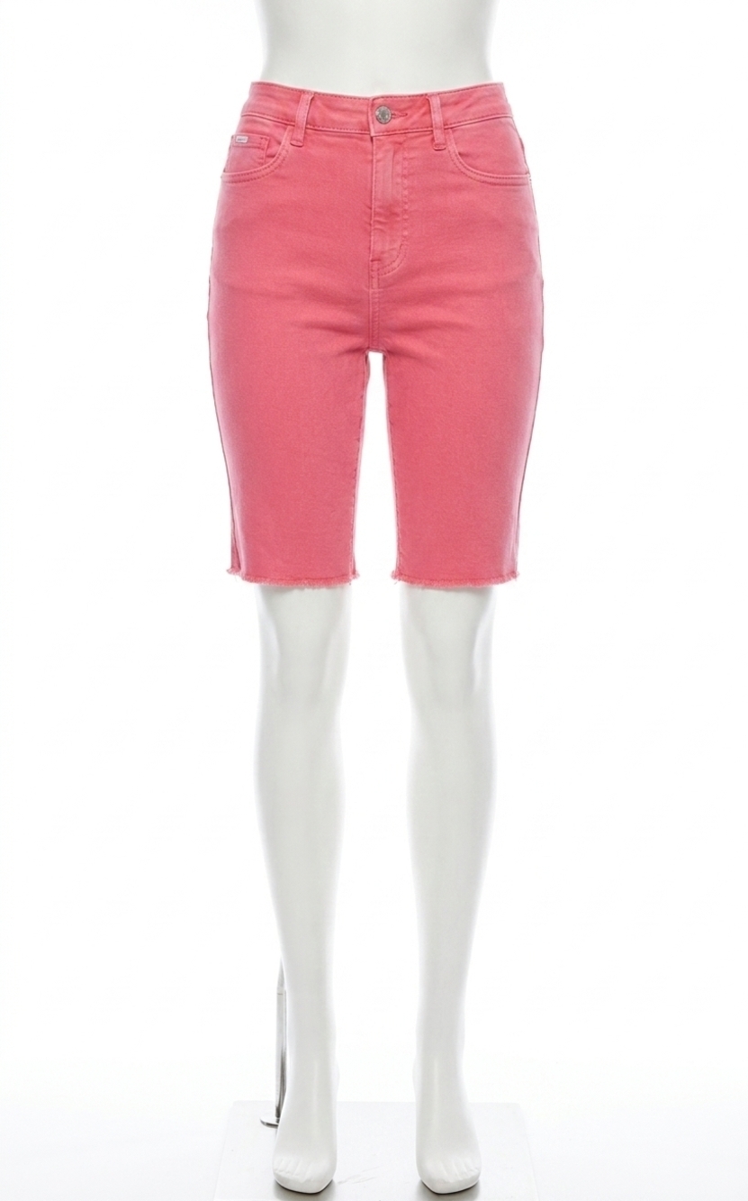 NEW FDJ suzanne bermuda shorts in flamingo